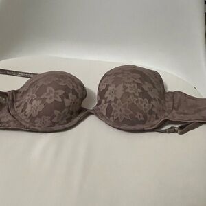 PINK Victoria's Secret Brown Lace Bra